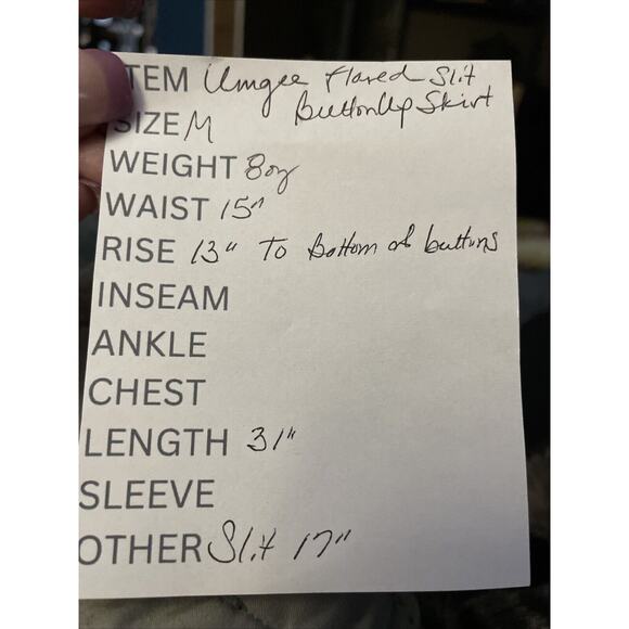 Umgee Skirt Size M Animal Print Midi Length Fit And Flare Buttons Slit Flowy NEW - Picture 9 of 9